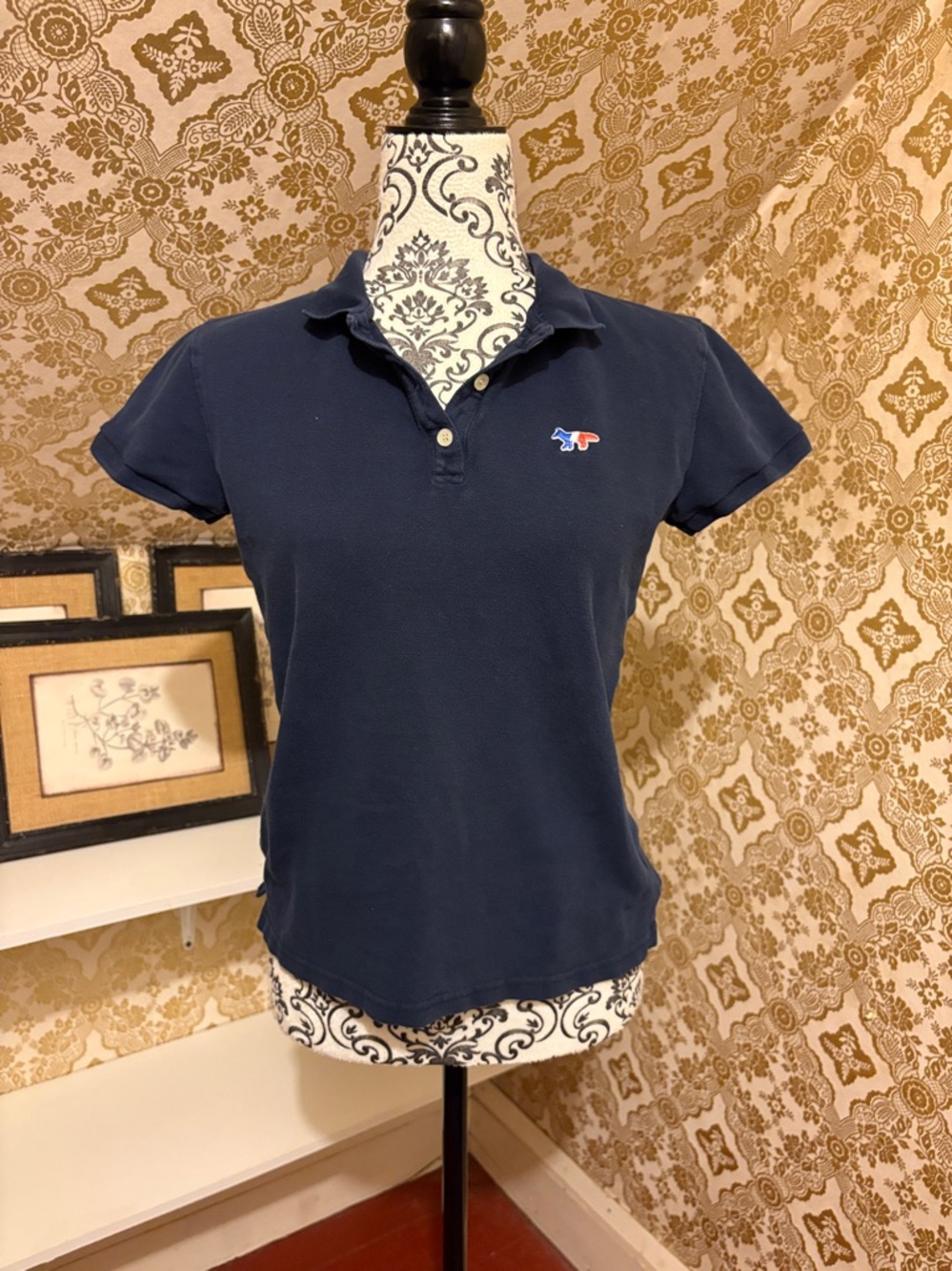 MAISON KITSUNÉ Polo shirt with Fox logo